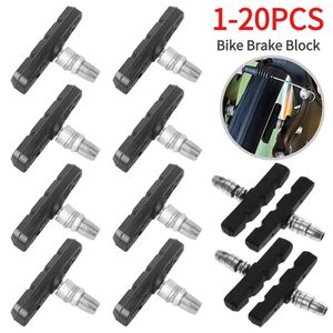 120pcs Bicycle Brake Pachots Ciclismo V Sapatos de suporte Blocks de borracha Resistente a MTB Mountain Road Bike 240529