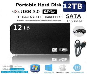 Externa hårddiskar 25 8TB Solid State Drive 12TB lagringsenhet dator bärbar USB30 SSD Mobil skiva DuRexternal1098407