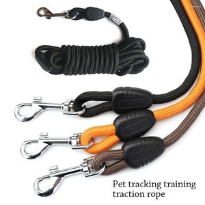Collari per cani Nylon Leashes Universal 8mm 5m/10m/15m di addestramento per animali domestici Long Leash Outdoor