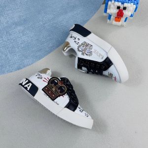 Outdoor Luxury designer kids shoes boys girls graffiti brand shoes doodle casual shoes skateboarding soft and comfortable sneakers youth o