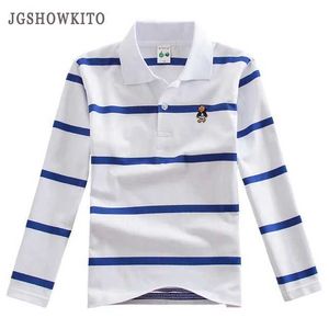 Polos Polos Childrens T-Shirt Long Seven Polo Shirt Boys Boys Top Baby Boys Sports Polo Teneege Boys Clothing WX5.29