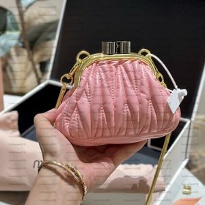 Frauen Designer Falten Handtaschen Make -up -Tasche Mlumlu Wender Agenarm Paket Retro Ladies Bag