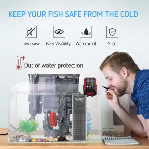 1200W Fish Tank Aquarium Heater Temperature Controller Fish Tank LED Digital Display Heating Rod Thermostat Accessories