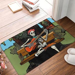 Mattor Soul Guitar Anti-Slip Rug Doormat Kitchen Mat Floor Carpet Entrance Door Decor