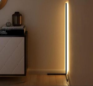 Floor Lamps Nordic LED Lamp Modern Simple Warm White Corner Rod Light For Living Room Bedroom Interior Atmosphere Standing IndoorF1598450