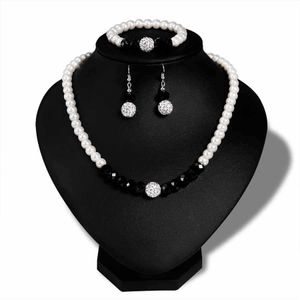 YU7O 2024 Explosion Shock Low-Cost Low-Key Luxury Pearl Jewelry Set Bracelet Necklace Earrings