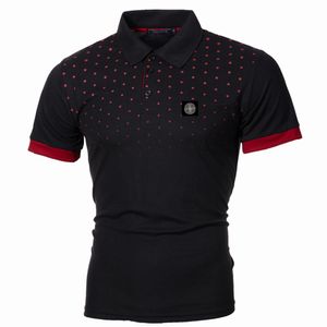 Mens Stylist Polo Shirts Luxury Men Cloth Sleeve Fashion Casual Men's Summer T Shirt Många färger är tillgängliga M-5XL-storlek M-5XL