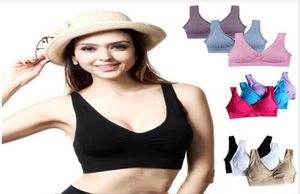 Bras Ahh Sports Bras Yoga тренировочная жилет Fitness Sleep Sleep Up Bras Fashion Fashion Fashion Fashion Elastic Tops Fashion Sexy Women Underwe9564001