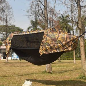 Hamaklar Taşınabilir Kamp Sivrisinek Net Hammock Açık Bahçe Seyahat Uyku Salıncası Su Geçirmez Çadır Tenteleri H240530 EKCI