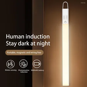 Lampada a muro 3 Modalità LED Modalità di rilevamento del movimento della luce notturna per armadi Ultra ganci luminosi Dropiphipship camera da letto