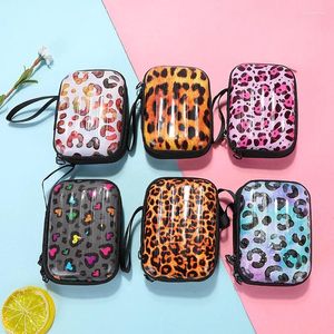 Storage Bags Suitcase Shaped Cable Bag Organizer Wires Charger Digital USB Gadget Portable Electronic Earphone Case Zipper Pouch