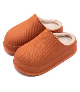 Bekväm vattentät nonslip Home Slippers Plush Foder Varma tjocka vinter Men Kvinnor tofflor B5 Y2010262553819