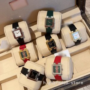 Square Vintage Watch No Scale Simplicity Cool Sister Luxury Brand Watch 1: 1 Premium Watch High Quality Casual G Watches Nisch Style