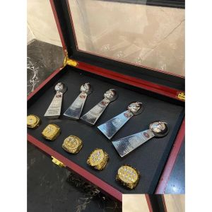 Ring Solitaire Ring 5pcs SF Football Champions Championship Ring Lombardi Trophy Troph