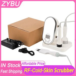 3in1 Tripolar RF Face Cold Hammer Skin Scrubber Facial Rejuvenation Body Firming Slimming Face Lifting Anti Aging Deep Cleaning Wrinkle Removal Beauty Machine