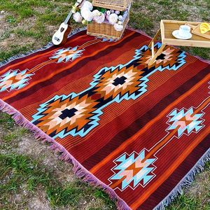 Blankets Nordic Bohemia Throw Blanket For Beds Bedspread Morocco Picnic Camping Sofa Cover RV El Home Decor Ethnic Rug