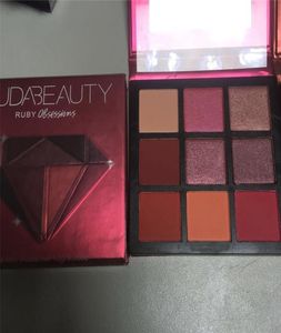 Hudabeaut 9 färger Eyeshadow Palette Topaz Ruby Amethyst Sapphire Emeral3660537