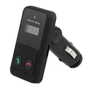 Bluetooth Wireless Car Kit Handfree LCD FM Sändare Dual USB Car Charger 1A Mp3 Music TF Card U Disk Player