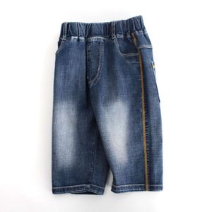 4-14 pojkens jeans barn sommar 1/2 längd byxor casual byxor pojkar kläder 4 5 6 7 8 10 12 14 år gammal okd239469 l2405