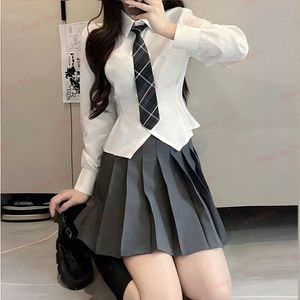 Japońska szkolna dziewczyna JK Suit Sexy Slim Fit Design Design Shirt Female Beauty Anime Cos Costume Hurtor 240530