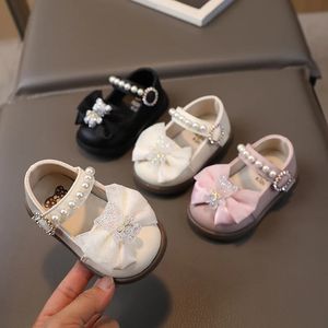 Мягкая подошва для девочек кожаная обувь новая детская обувь милая прогулочная обувь мягкая кожаная обувь принцесса Мэри Джейн обувь девочка обувь детская обувь 240530