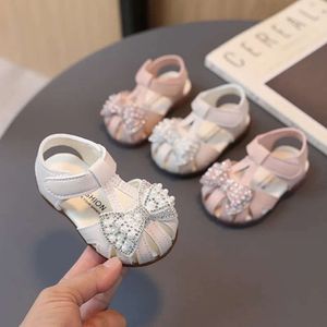 0-3 Years Baby Girl Rhinestone Princess Shoes Newborn Infant Summer First Walkers Toddler Sandals Pink, White