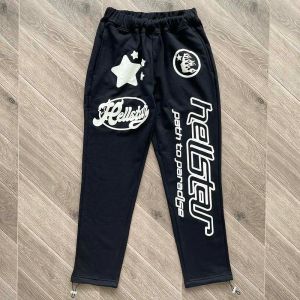 Pants Men's Classic LetterPrint Sweatpants HighQuality Cotton, Casual Fit, Fall Winter Collection