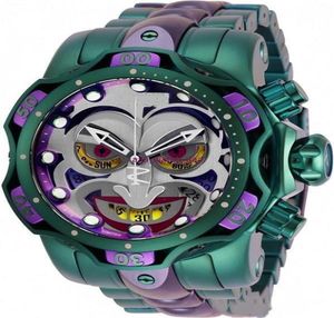 138 Reserve Model 26790 DC Comics Joker Venom Limited Edition Swiss Quartz 시계 크로노 그랩 실리콘 벨트 쿼츠 Watches8249868