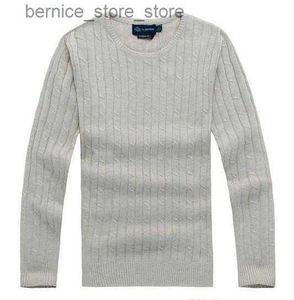 Men's Sweaters Free shipping 2018 new high quality mile wile polo brand mens twist sweater knit cotton sweater jumper pullover sweater Small horse game Q240530