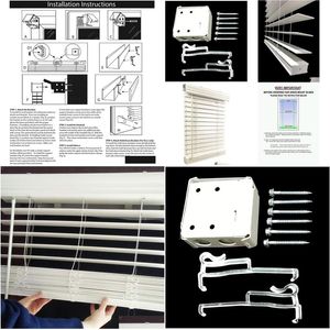 Braccia Finestra e pavimento 2 Legno finto 47,5 w x 60 h all'interno del monte a cordone drop drop drop home decorazioni giardino otpfy