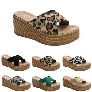Slippers Fashion Sandals Women High Heels Shoes Gai Summer Platfor