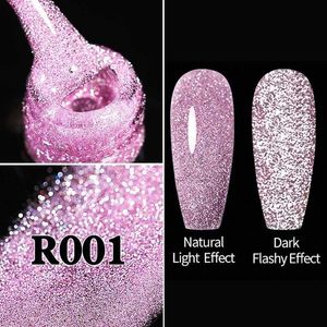 Лак для ногтей ур сахарный блеск розовый розовый отражение блеск гель 7,5 мл лак для манипуляции с гель -лаком для ногтей.