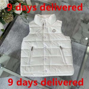 Dhgate Store Boys Girls Vest Kid kiststs Kids Designer Down Jackets Fassion Stand Stand Withled Letters Letter