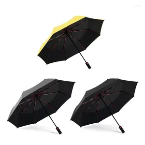 Paraplyer golf paraply automatisk kompakt vikning för ryggsäck bärbara öppna/nära män