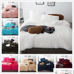 Bedding Define Pure Color Mink Veet Fleece Flat Flat Duvet ER ENDADE