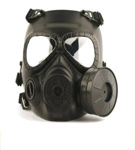 Maschere tattiche maschere in resina ventola nebbia per il viso per CS Wargame Airsoft Paintball Dummy Gas Mask con ventola per protezione da cosplay5731212