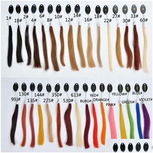 Estensioni dei capelli trama della pelle Remy invisibile in estensione dritta da 100 g/40piece 1x4 cm di alta qualità 12-24 pollici di fabbrica DROP DELI DHQJ4