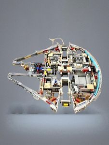 Yeni Geldi 75192 Millennium Falcon Yıldız Planı Savaşları Movel Model Yapı Taşları Diy Tuğlalar Oyuncaklar 8445pcs Çocuklar için Hediye AA2203179402710