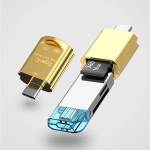 Type C To Micro-SD TF Adapter OTG USB Adapters Smart Memory Card Reader Micro USB To Type C Micro-SD Adapter for Xiaomi Macbook