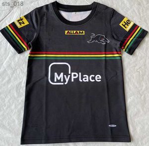 Fans Tops Tees 2024 PENRITH PANTHERS Kids Home/Away/Rugby Jersey Size 16--26 (Custom name and number ) H240530