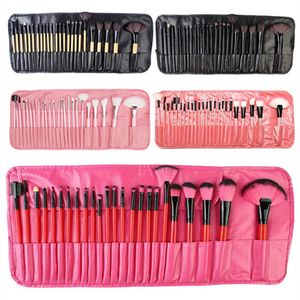 24Pcs Soft Makeup Brushes Professional Cosmetic Make Up Brush Tool Kit Set for Face Powder Blush Eye Shadow Crease Concealer Brow Liner Smudger Handle Beauty Tools