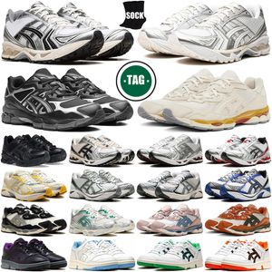 Designer shoes Gel 14 NYC sneakers EX89 GT 2160 running for mens womens black white Silver men trainers runners shoe