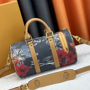 Lyxdesigner axel läder läder tygväska handväska cylinderväska hög kvalitet väska för kvinnor korskroppsdesignväskor