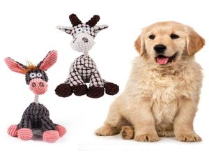 Dog Toys Tuggar Puppy Chew Squeaker Toy Pet Squeaky Plush Sound Animal Shape Molar Tough Training Treat7155702