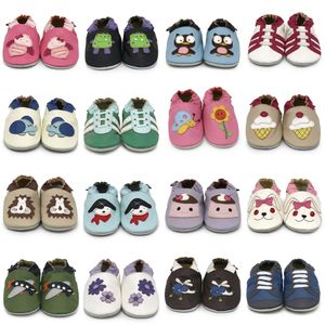 001Carozoo Infant Shoes Toddler Slippers Soft Sheepskin Leather Baby Boys FirstWalkers Girl Childrens 240530
