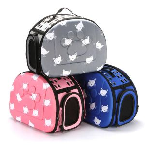 Pet Portable Tote Bag Folding Breathable Travel Outside Pet Bag Small Dog Cat Outdoor Carrying Shoulder Package Dogs Accessories