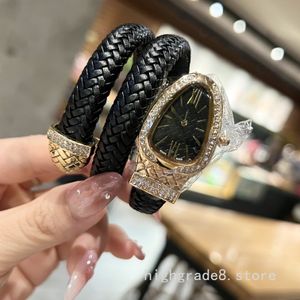 Kvinnors modeklocka Serpentine Hand Bohemian Style Populära damer Multi-färg Valfri Diamond Högkvalitativ Hot Women's Jewelry Watch