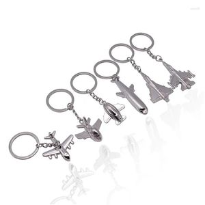 Keychains Bedanyards Air Plane Model Fighter Toy Chavechain Aircrafe Travel Fashion Presente Teclado Ring Bag Car Jóias para ele K DHKZX