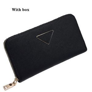 Designers Classic Standard Wallets Box Packaging purse Handbag Credit Card Holder Fashion Men And Women Clutch wristlet walket With 6 C 257u