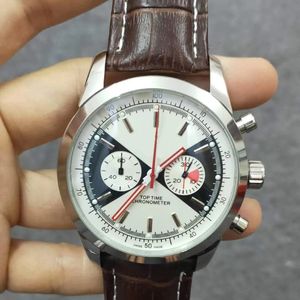 Fashion Mens Watch 42mm Quartz Movement Watches Stainsal Steel Deisgner Leather Belt Wristwatch for Men Watches510 228K